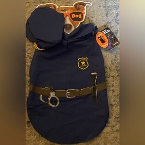 Dog Police Officer Costume - Blue